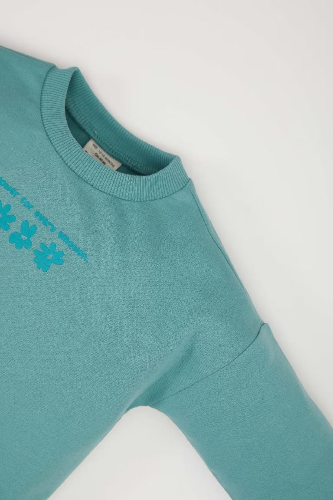 Resim Defacto Kız Bebek Sweat Takım C2504A5/GN1190