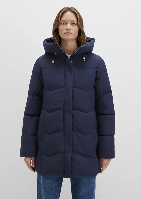 Resim Mavi Kapüşonlu Kadın Kaban M1110439-83699