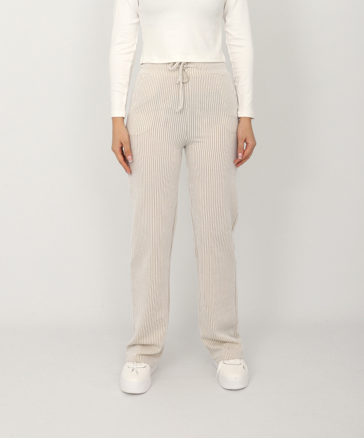 Resim Viole&More Kadın Pantolon 2497 Çizgili