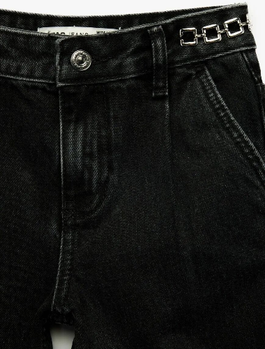 Resim Koton Kız Çocuk Jean Pantolon 6SKG40073AD