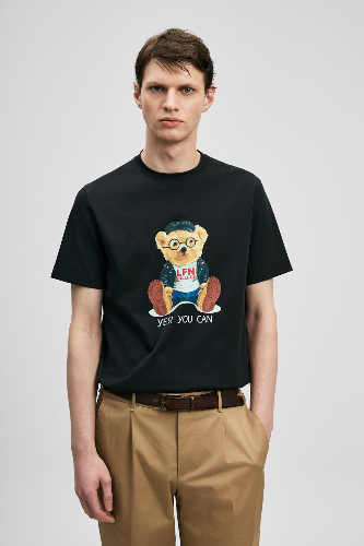 Resim Lufian Teddy Erkek T-shirt 111020305