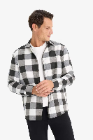 Resim Defacto Erkek Uzun Kol Gömlek D6145AX/BK81