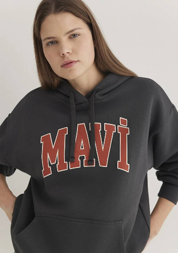 Resim Mavi Logo Kadın Sweat M1600361-80106