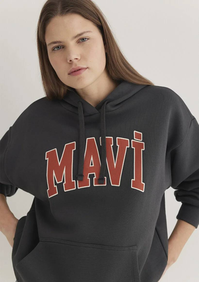 Resim Mavi Logo Kadın Sweat M1600361-80106