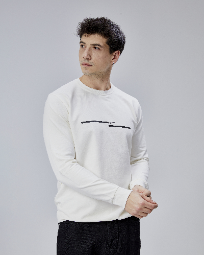 Resim Paul&More Erkek Sweat What Baskı 0 Yaka 2 İp