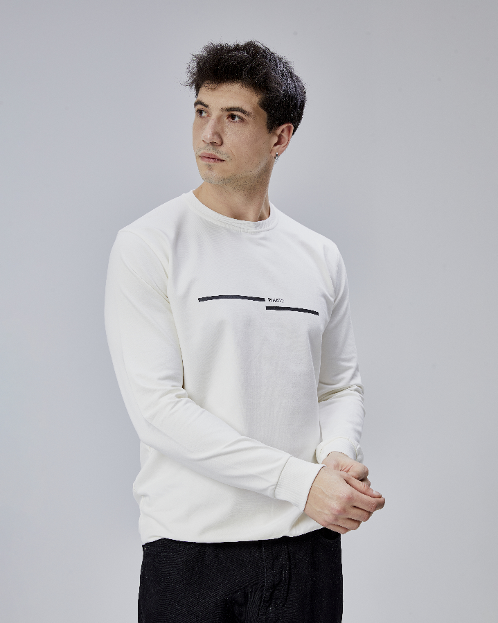 Resim Paul&More Erkek Sweat What Baskı 0 Yaka 2 İp