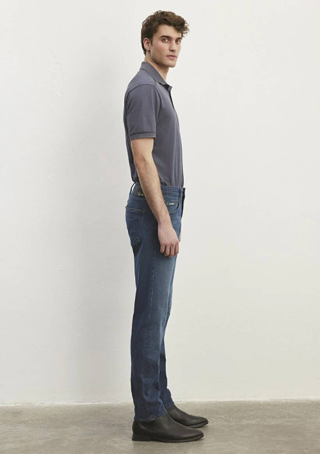 Resim Mavi Erkek Jean Pantolon M0042286546
