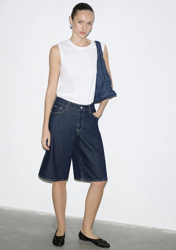 Resim Mavi Zasha Kadın Kot&Kanvas Şort M1411233-A1593