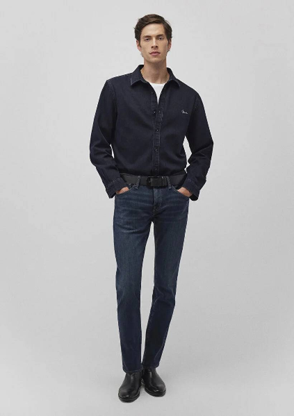 Resim Mavi Roy Ink Erkek Gömlek M0210496-85224