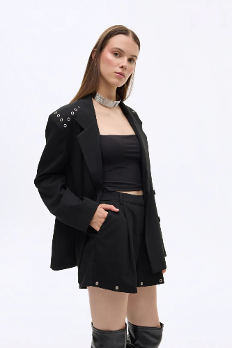 Resim QUZU Kadın Kot&Kanvas Şort