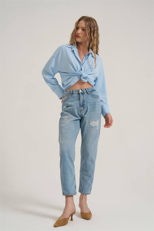 Resim QUZU Kadın Kanvas Pantolon