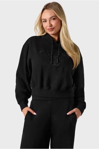 Resim Guess Athleisure  Kadın  Sweat V6RQ03KD761-JBLK Yayoı Hoodıe Sweatshırt