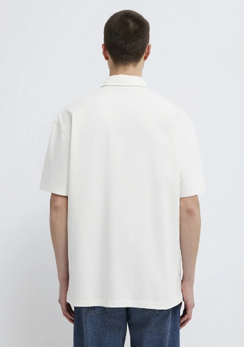 Resim Mavi Polo Yaka Erkek T-shirt M0613180-70057