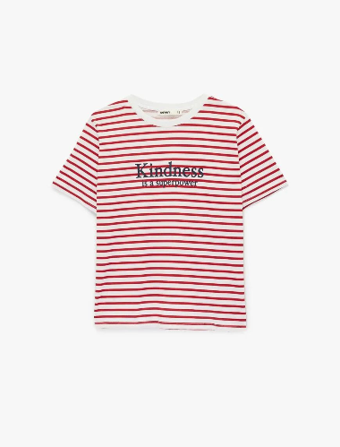 Resim Koton Kadın T-shirt 6SAK50069EK