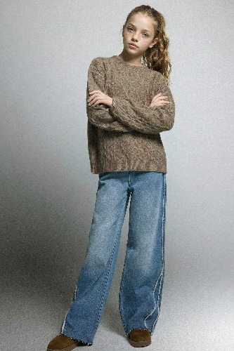 Resim Defacto Kız Çocuk Jean Pantolon G3646A8/NM28