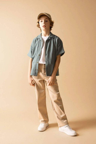 Resim Defacto Erkek Çocuk Kanvas Pantolon B8938A8/BG742