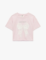 Resim Koton Kız Çocuk T-shirt 6SKG10281AK