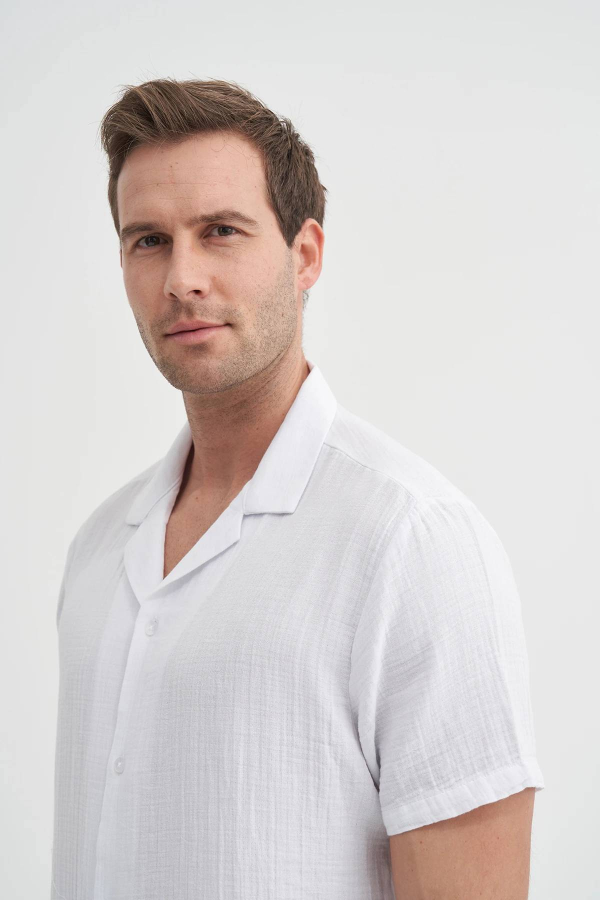 Resim Cazador Erkek Kısa Kol Gömlek 2039