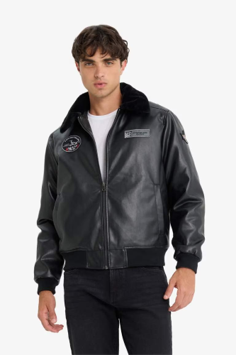 Resim Defacto Erkek  Deri Mont ve Ceket F5137AX/BK27