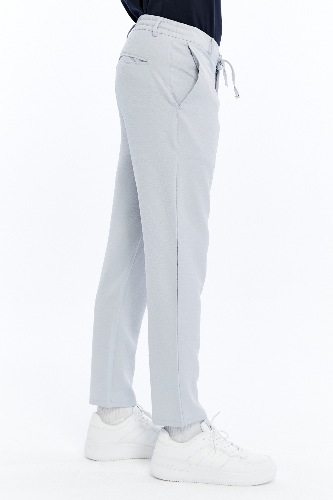 Resim Paul&More Erkek Kanvas Pantolon Silver Gofre