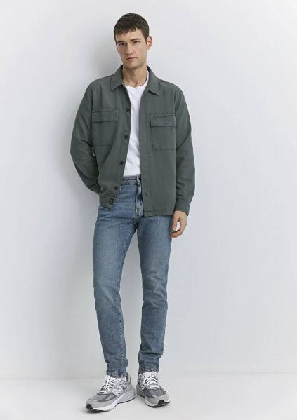 Resim Mavi Milan Erkek Jean Pantolon M0081089344