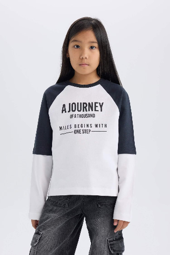 Resim Defacto Kız Çocuk Sweat D9443A8/WT34