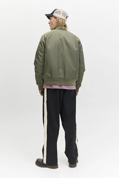 Resim Jack & Jones Jcomotion Bomber Jacket Erkek Mont 12283301