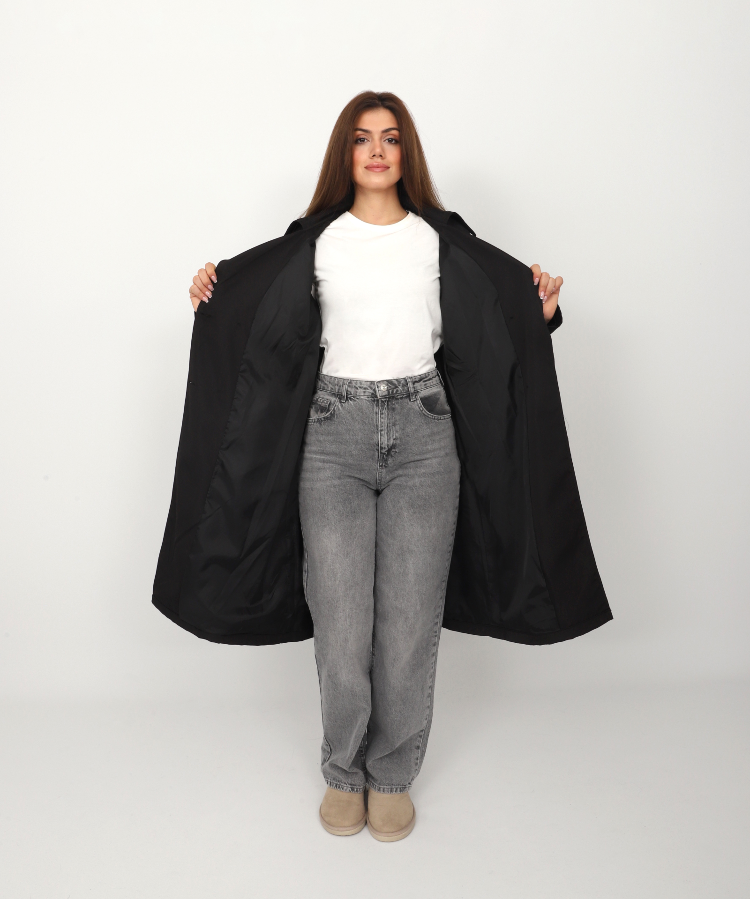 Resim Yenikoza Kadın Pardesü / Trençkot