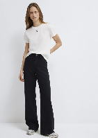 Resim Mavi Mavi Baskılı Kadın T-Shirt M1601185-33389