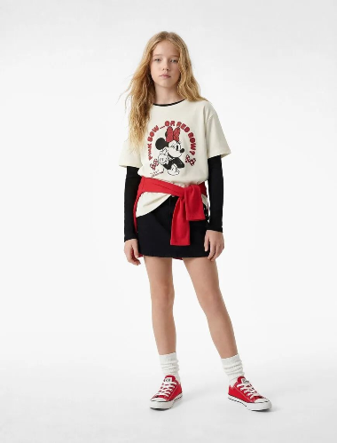 Resim Koton Kız Çocuk T-shirt 6SKG10197AK