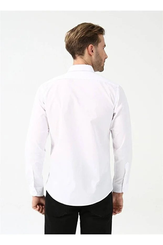 Resim Süvari Wonder Slim Uzun Kol Erkek Gömlek Gm1007100674