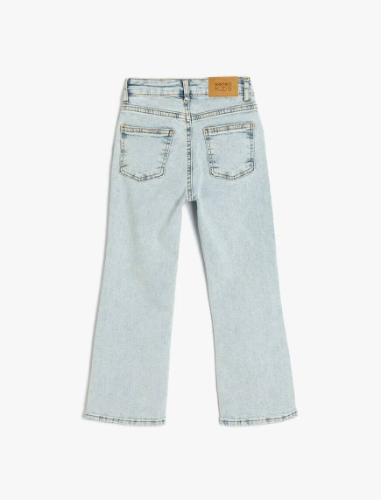 Resim Koton Kız Çocuk Jean Pantolon 5SKG40062AD