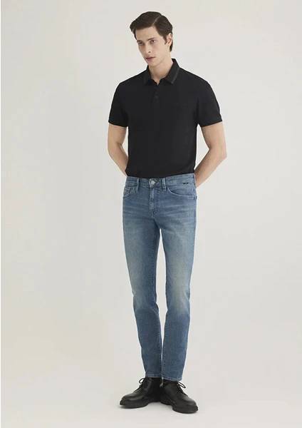 Resim Mavi James Erkek Jean Pantolon M0042489352