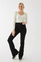 Resim Fashion Friends Kadın Kanvas Pantolon 25K0078K1