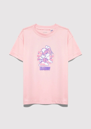 Resim Mavi Kız Çocuk T-shirt M7610415-71007