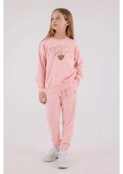 Resim U.S. Polo Assn Kids Kız Çocuk Sweat Takım US2318-4