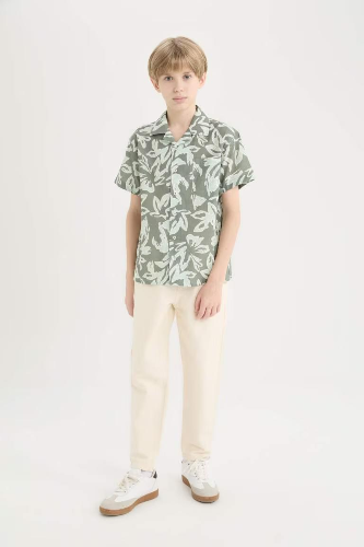 Resim Defacto Erkek Çocuk Kısa Kol Gömlek D7779A8/KH430