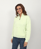 Resim Viole&More Kadın Sweat 114 Yarım Fermuarlı