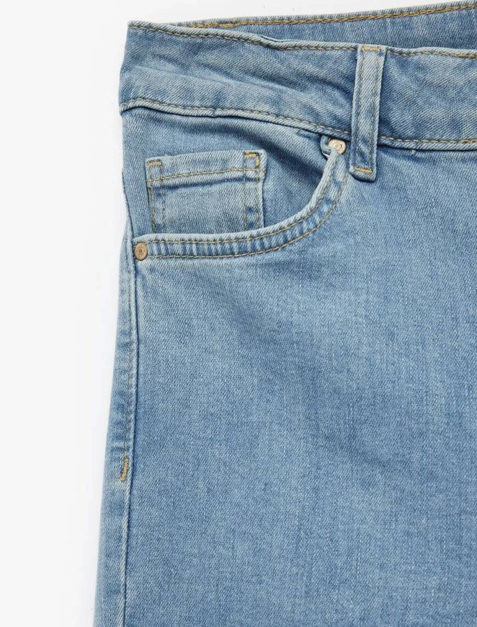 Resim Koton Kadın Jean Pantolon 6Wal40016Md