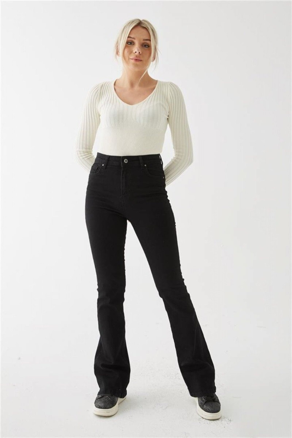 Resim Fashion Friends Kadın Kanvas Pantolon 25K0078K1