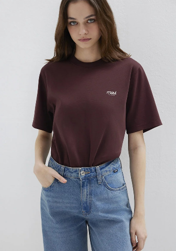 Resim Mavi Kadın T-shirt M1613804-70223