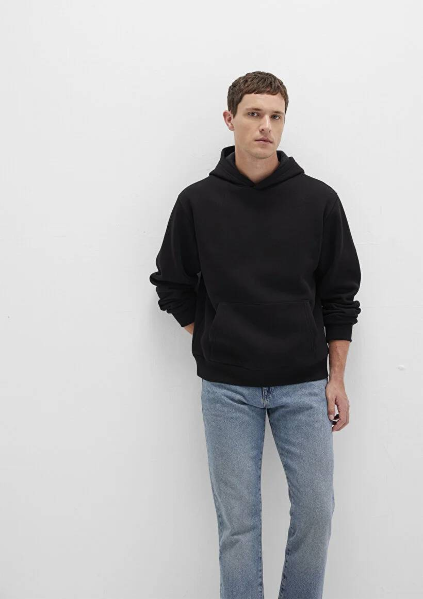 Resim Mavi Baskılı Erkek Sweat M0S10402-70075
