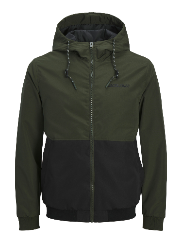 Resim Jack & Jones Jjerush Hood Bomber Noos Erkek Mont 12200208