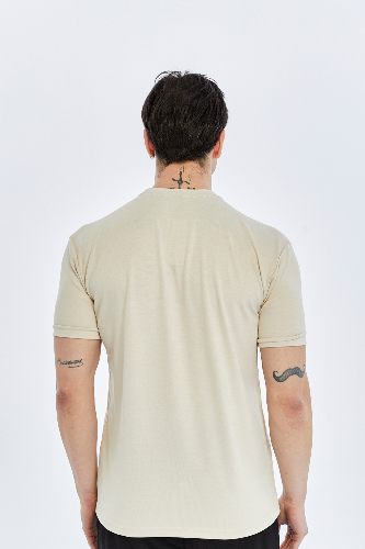 Resim Paul&More Erkek T-Shirt Modal O Yaka Tek Biyeli