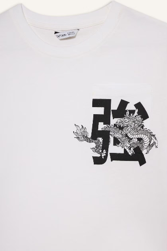 Resim Defacto Erkek Çocuk T-shirt G7468A8/WT34