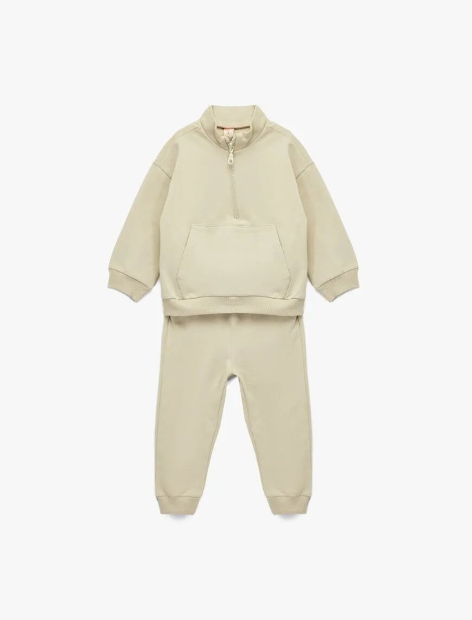 Resim Koton Erkek Bebek Sweat Takım 6WMB10198TK