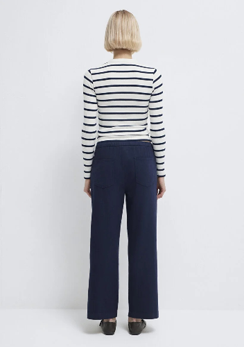 Resim Mavi Kadın Kanvas Pantolon M1011203-89101