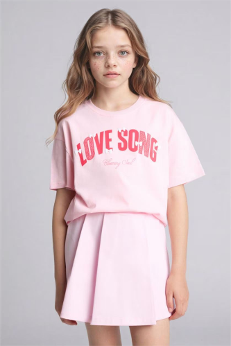 Resim Defacto Kız Çocuk T-shirt G1776A8/PN637