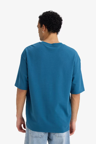 Resim Defacto Erkek T-shirt F9684AX/IN194