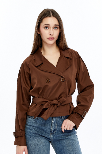 Resim Yenikoza Kadın Pardesü / Trençkot